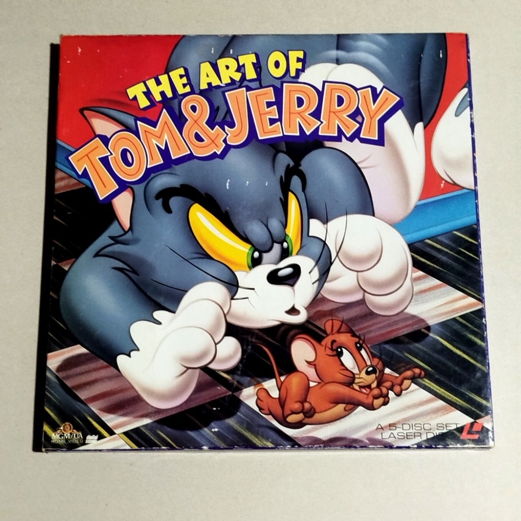 Box Set The Art of Tom & Jerry 5 Disc Laser Disc Ld