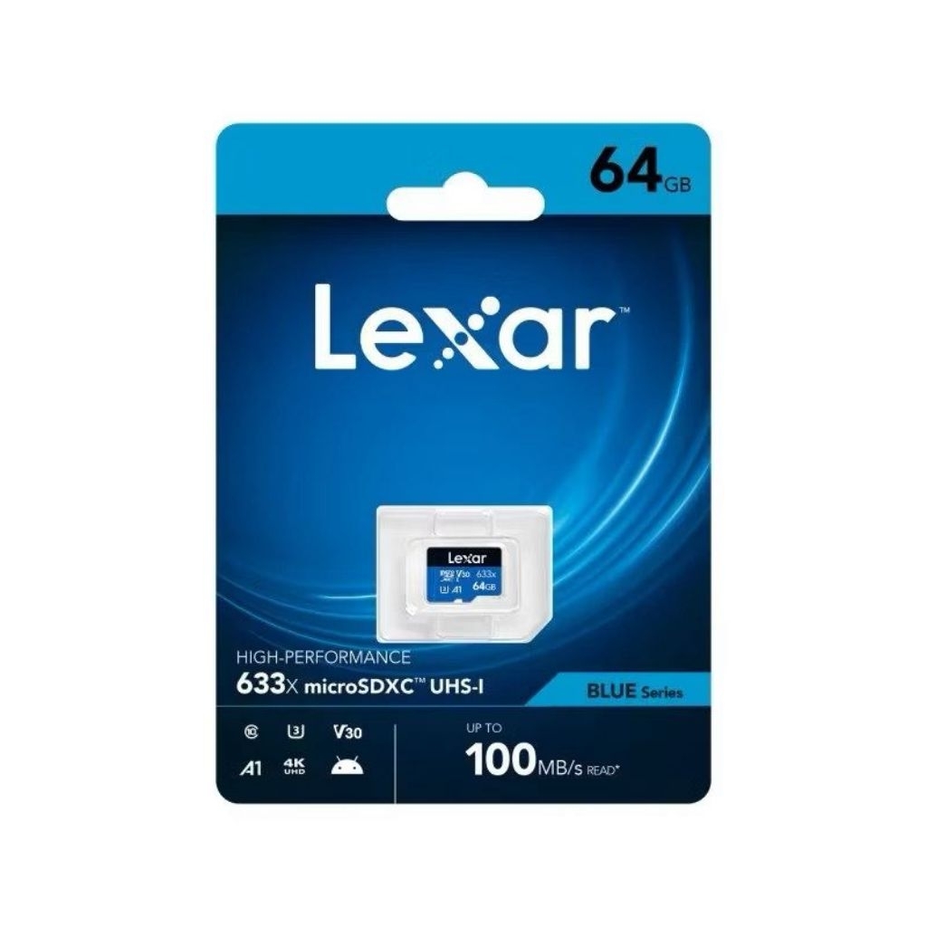 Lexar MicroSD การ์ดหน่วยความจํา SD ประสิทธิภาพสูง 633x / UHS-I (128GB/64GB/32GB) Micro SD / MicroSD 