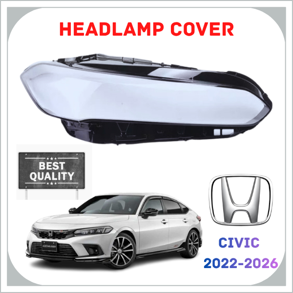 HONDA CIVIC FE 2022-2026 HEADLAMP COVER HEADLIGHT COVER HEADLAMP LENS HEADLIGHT LENS