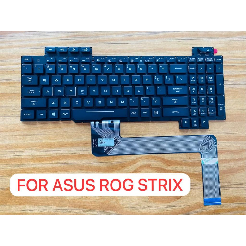 แป้นพิมพ์แล็ปท็อป ASUS ROG Strix GL503 GL503V GL503VD GL503VS GL503VM แป้นพิมพ์แล็ปท็อปสีแบ็คไลท์สีข