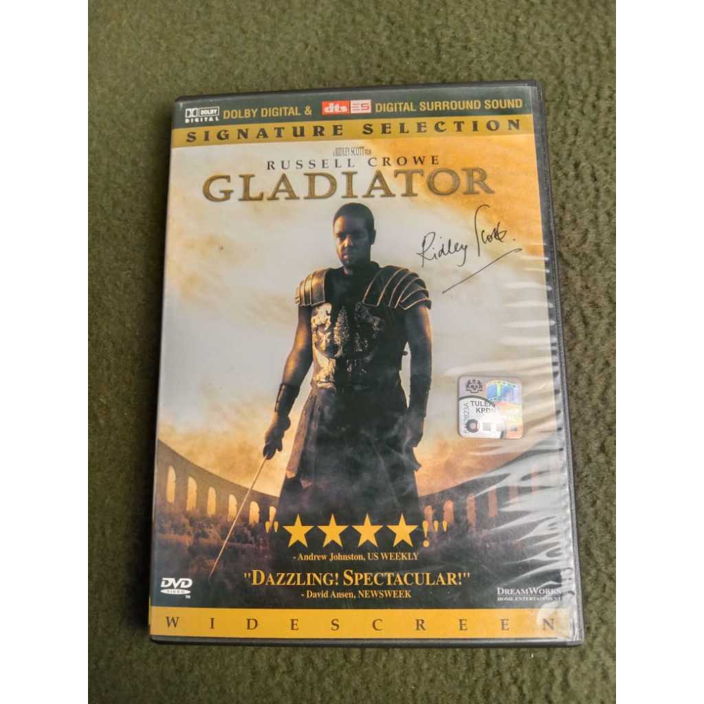 GLADIATOR DVD MOVIE - SIGNATURE COLLECTION