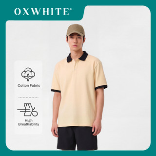 Oxwhite Men Short Sleeve Urban Polo Tee