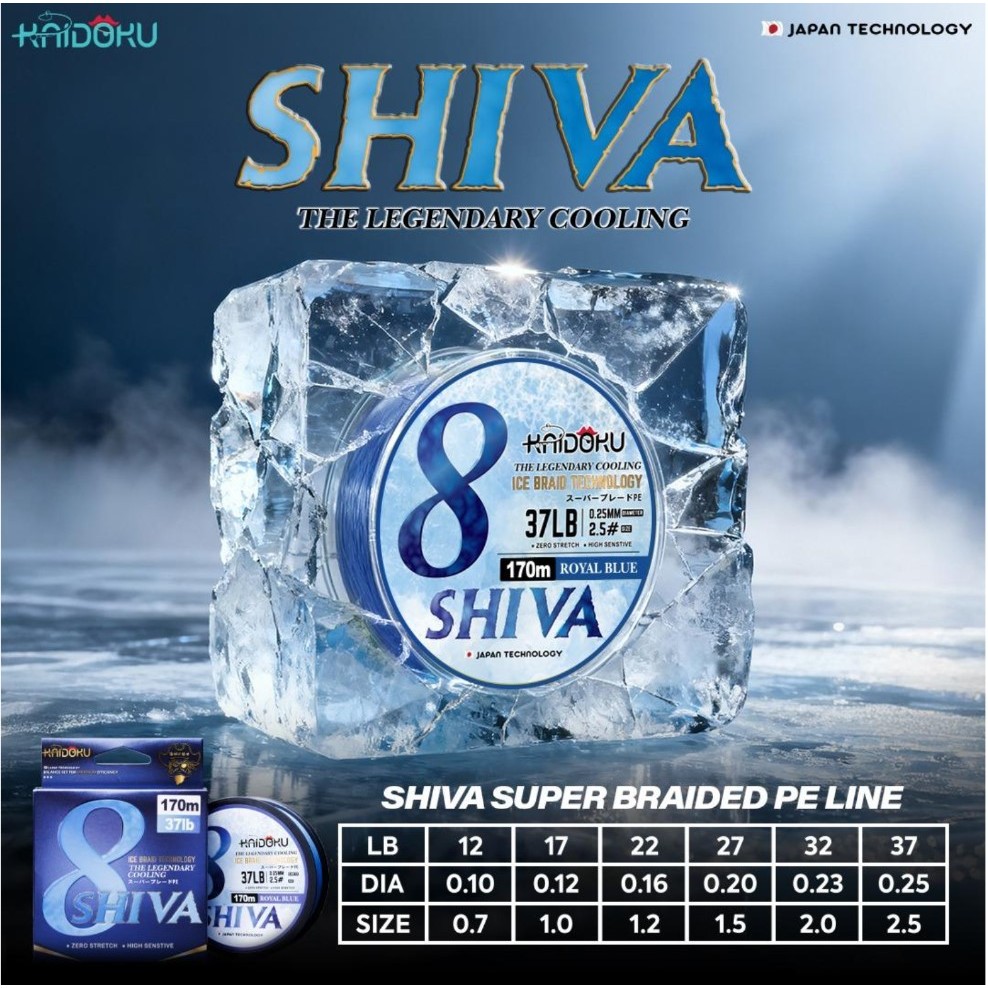 เส้น BRAIDEDOKU SHIVA 8X PE