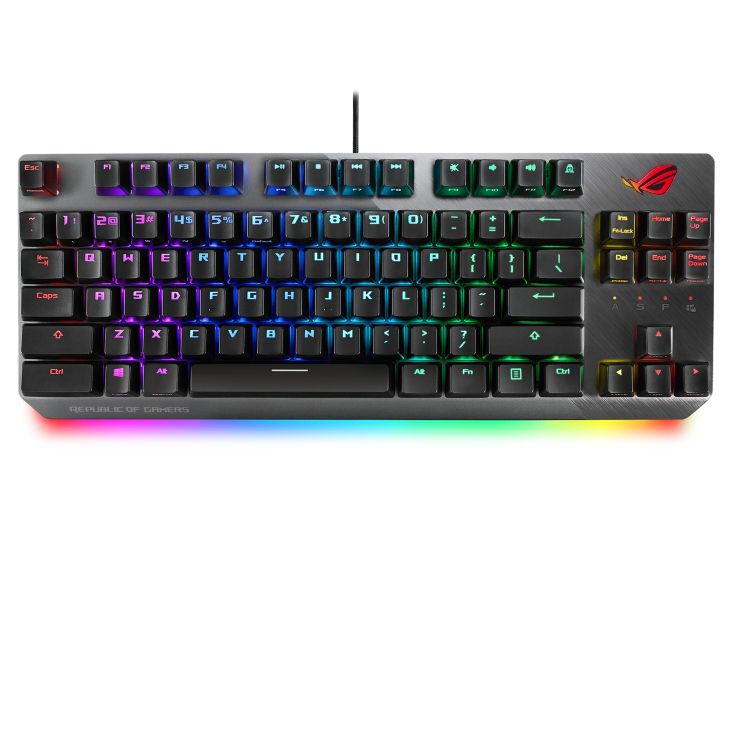 คีย์บอร์ดเกม ASUS ROG STRIX X801 SCOPE NX TKL DELUXE MECHANICAL