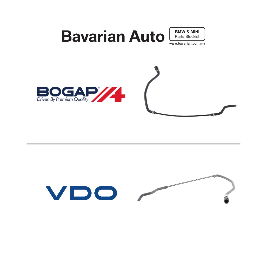 BOGAP / VDO หม้อน้ําสายระบายอากาศ เครื่องยนต์ BMW N43/N45/N45N/N46/N46N46N46N 17127565092
