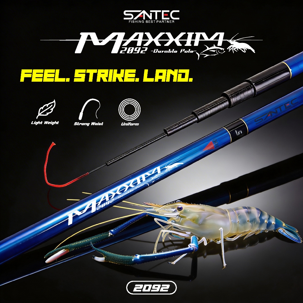 SANTEC - MAXXIM POLE PRAWN FISHING