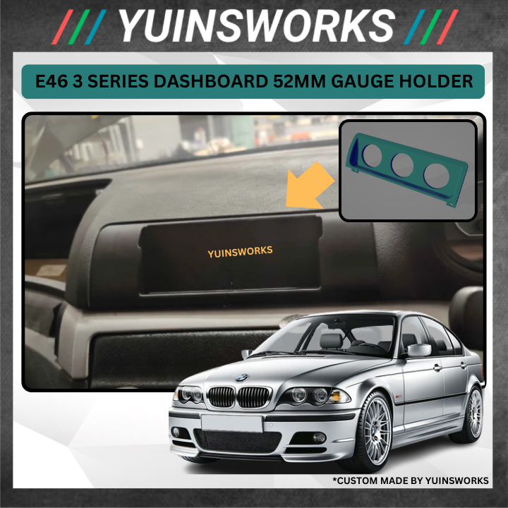 BMW E46 Airvent Gaugepod โดย YUINSWORKS 3D 161