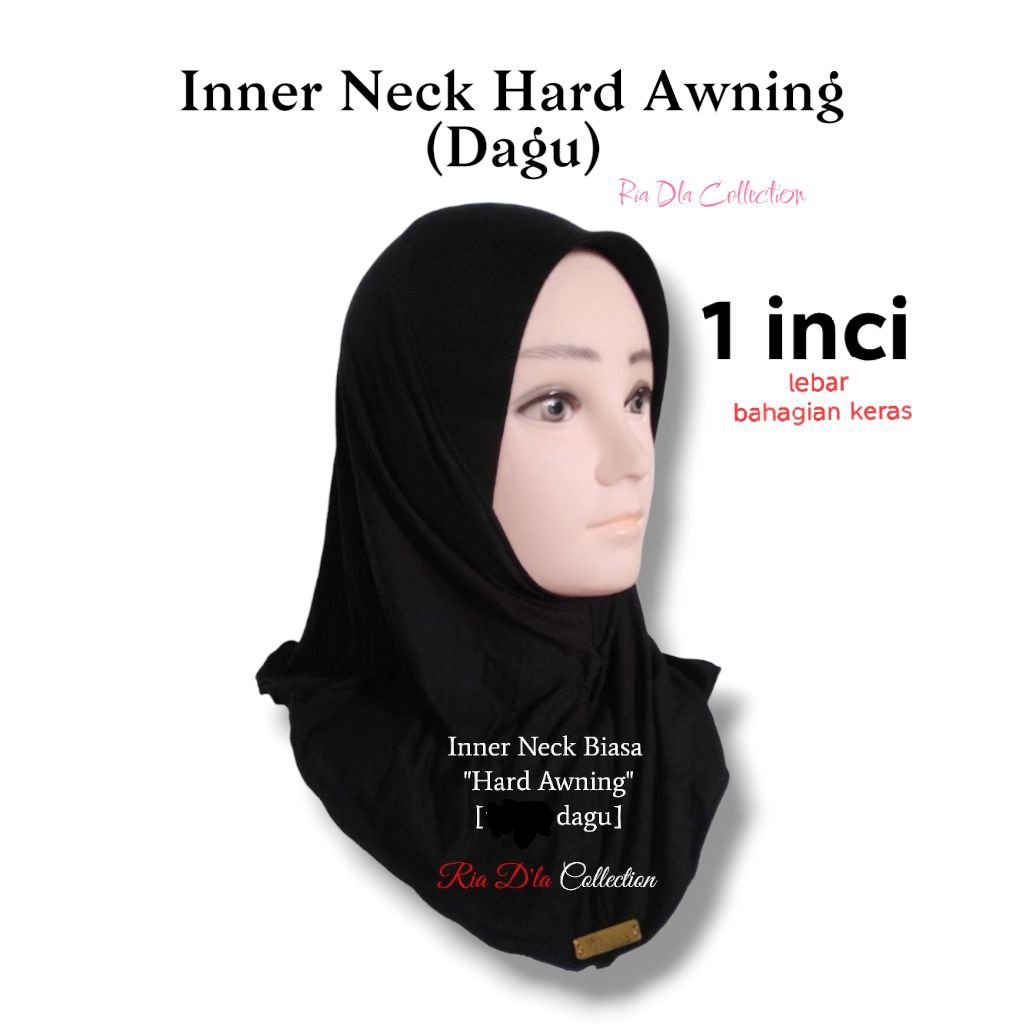 กันสาดแข็งคอด้านใน( DAGU) 1 inci lebar bahagian keras, ria dla collection