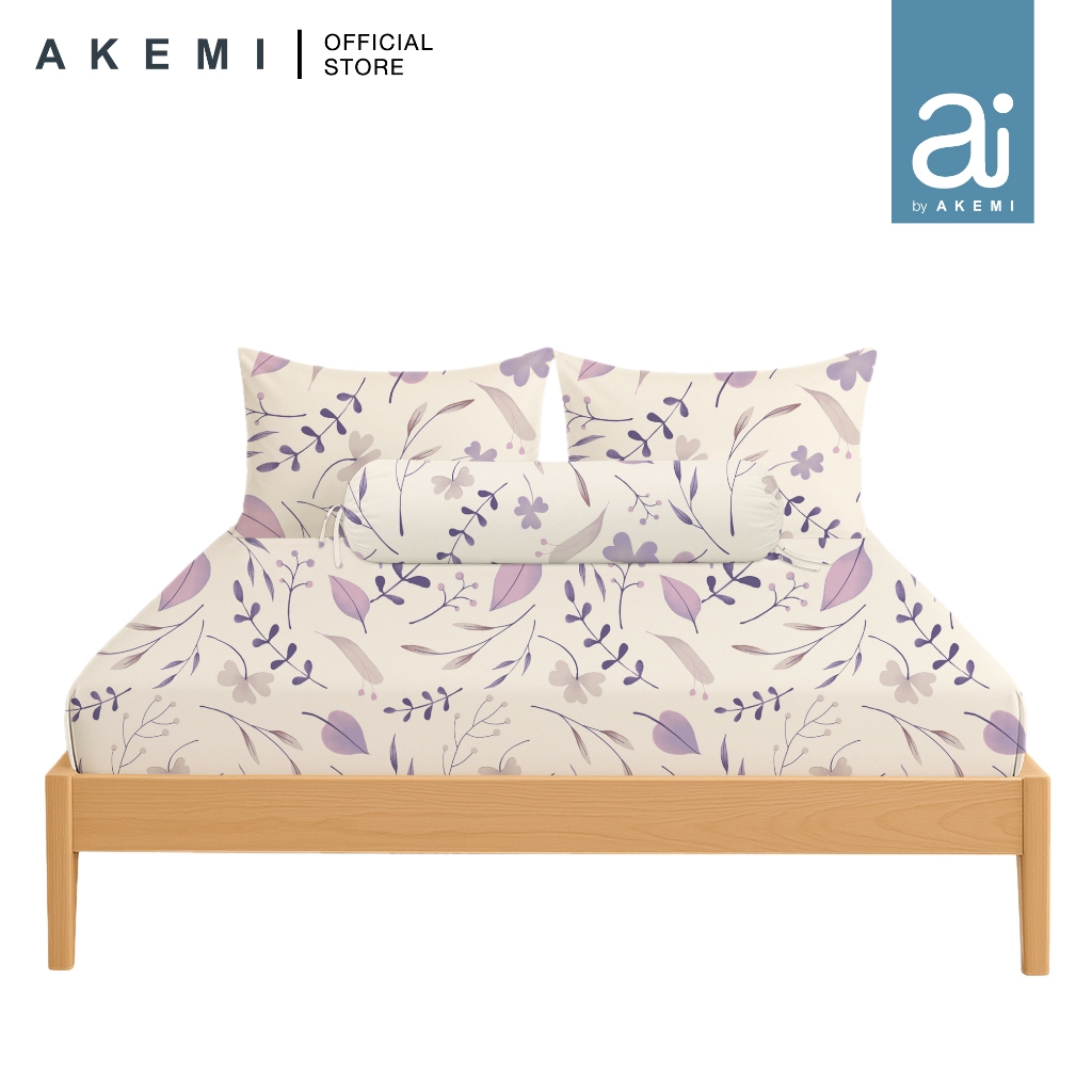 Ai by AKEMI Cheery Collection ชุดผ้าปูที่นอน 650TC (ซูเปอร์เดี่ยว)