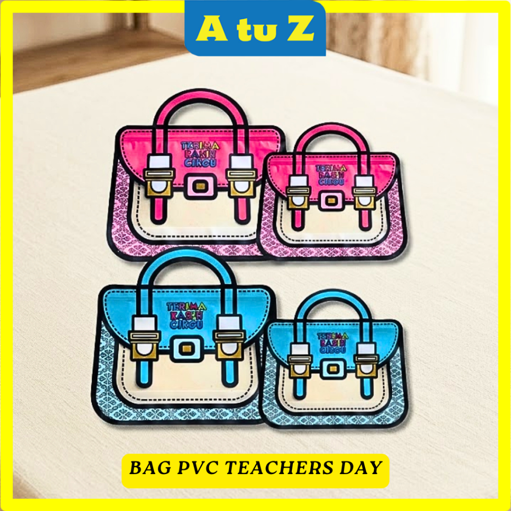 AtuZ Teachers Day PVC Bag กระเป๋ากันน้ําแบบใส Beg Cikgu Cantik Elegant