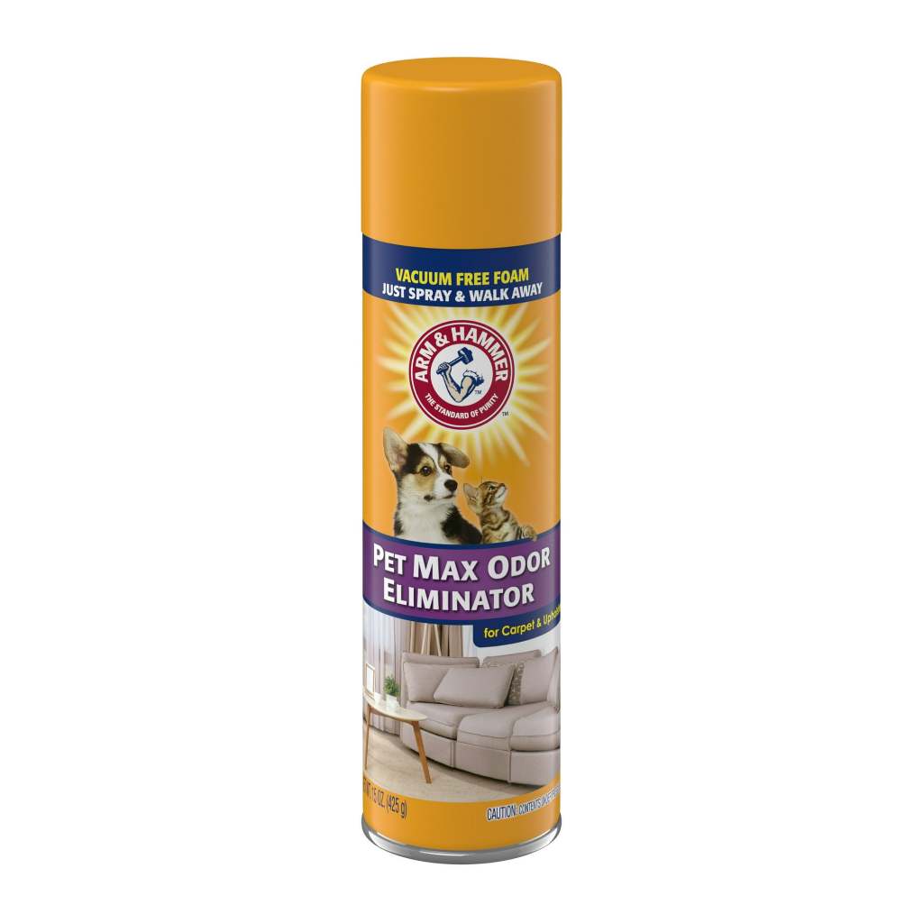 ARM & HAMMER Pet Max โฟมกําจัดกลิ่นสําหรับพรมและเบาะ กลิ่น Sunburst Fresh, 425g