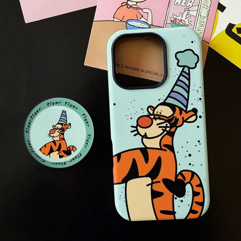 Party Tiger Magnet Case พร้อม Grip Stand Case สําหรับ IP11 Series ถึง IP17 Pro Max