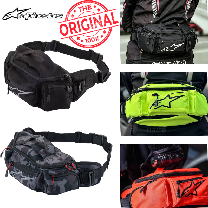 ALPINESTARS Kanga v2 กระเป๋าคาดเอวกระเป๋ามอเตอร์ไซค์ความจุขนาดใหญ่กันน้ําพกพาเป้โทรศัพท์ Alpinestars กระเป๋าคาดเอว