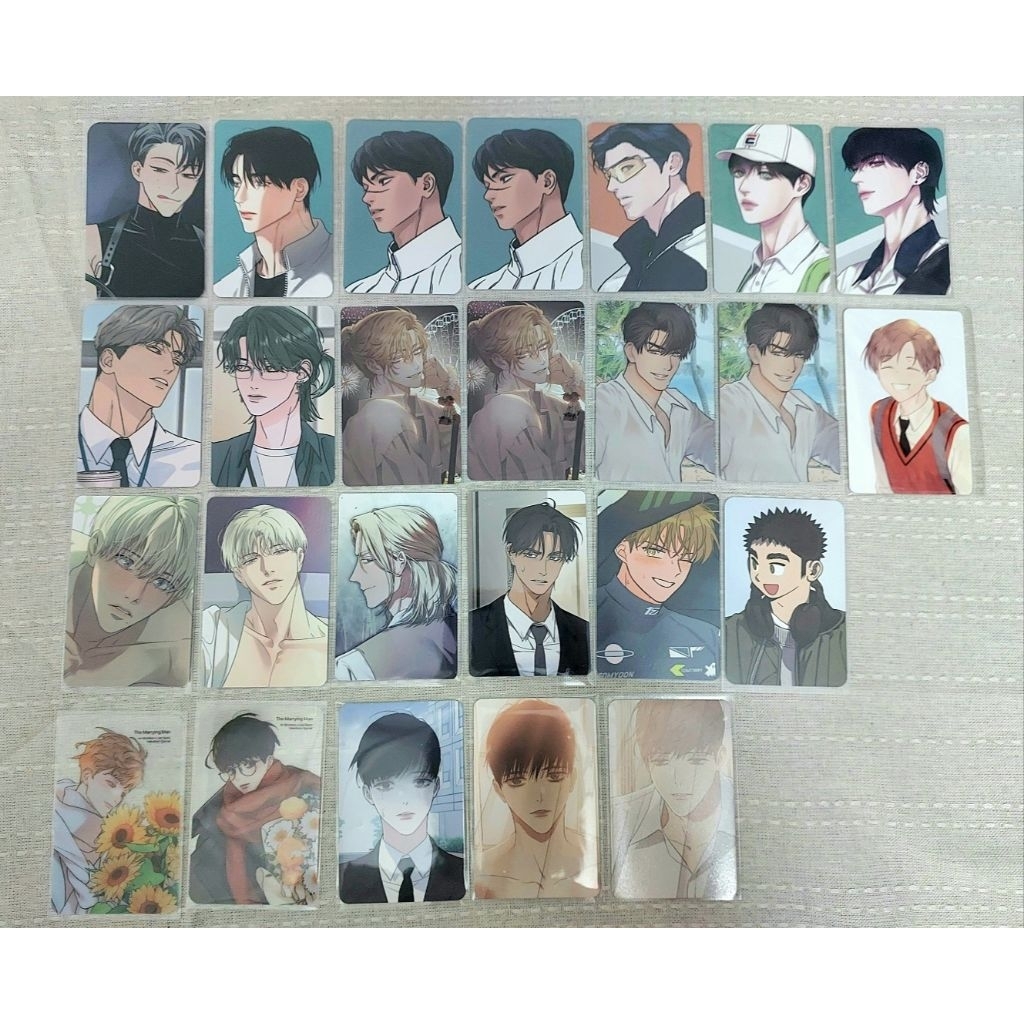 [OFFICIAL] BL Manhwa Lezhin, Bomtoon Photocardsต่างๆ