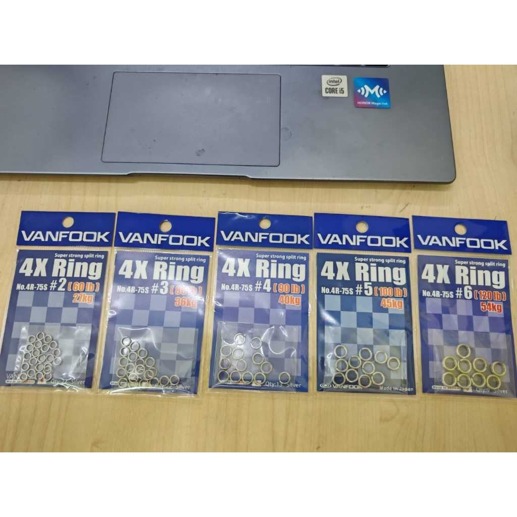 Vanfook Super Strong 4X Split Ring Super Strong NO 4R-75S