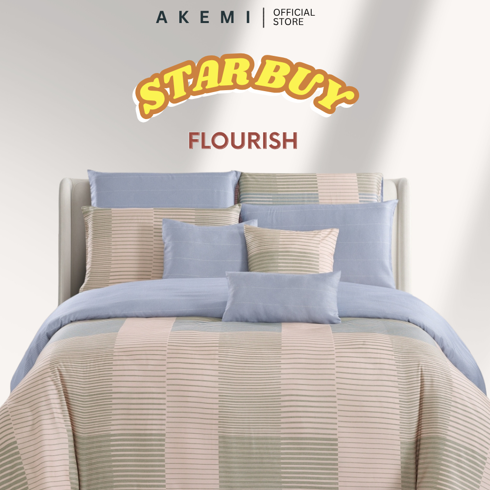 AKEMI ชุดปลอกผ้านวม Lyocell Flourish 900TC (ซูเปอร์เดี่ยว/ ราชินี/ คิง)