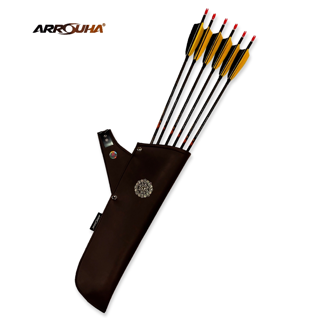 Arrouha Archery Premium Hip Quiver Special Deco Dokoh Design แบบดั้งเดิม