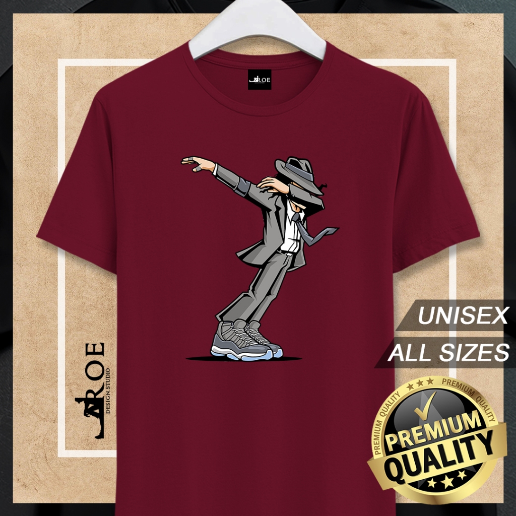 เสื้อยืด Baju MICHAEL JACKSON 45 DEGREE LEAN | ผู้หญิงทุกเพศ | คอตตอน 100% พรีเมี่ยม