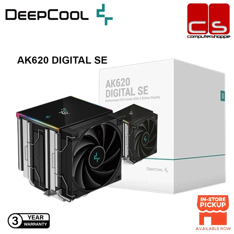 DEEPCOOL AK620 DIGITAL SE คูลเลอร์ซีพียูแบบ Dual-Tower