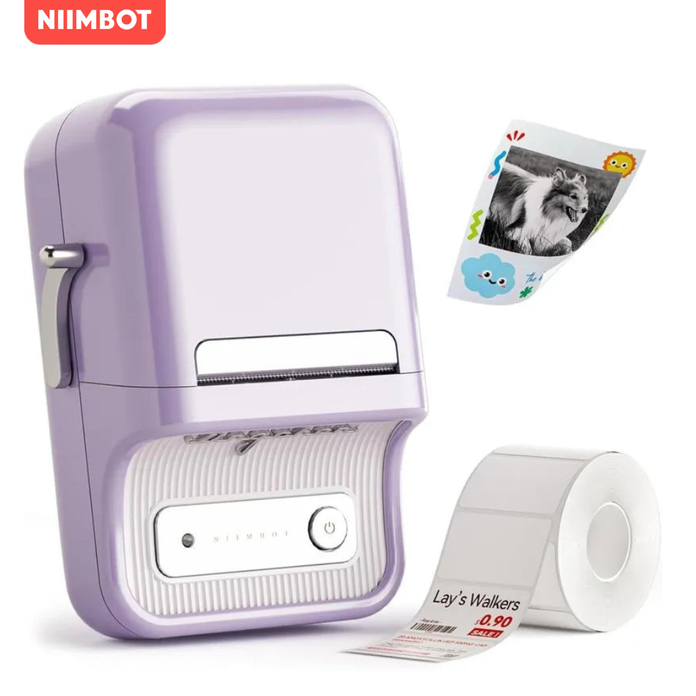 NIIMBOT B21Pro HD เครื่องพิมพ์ความร้อน Dual Color - แดง ดํา