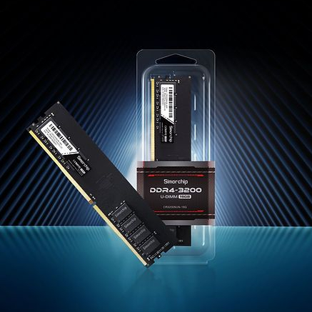 SimorChip U-DIMM / SO-DIMM DDR4 DESKTOP / MEMORY VALUE RAM 8GB / 16GB 3200MHz