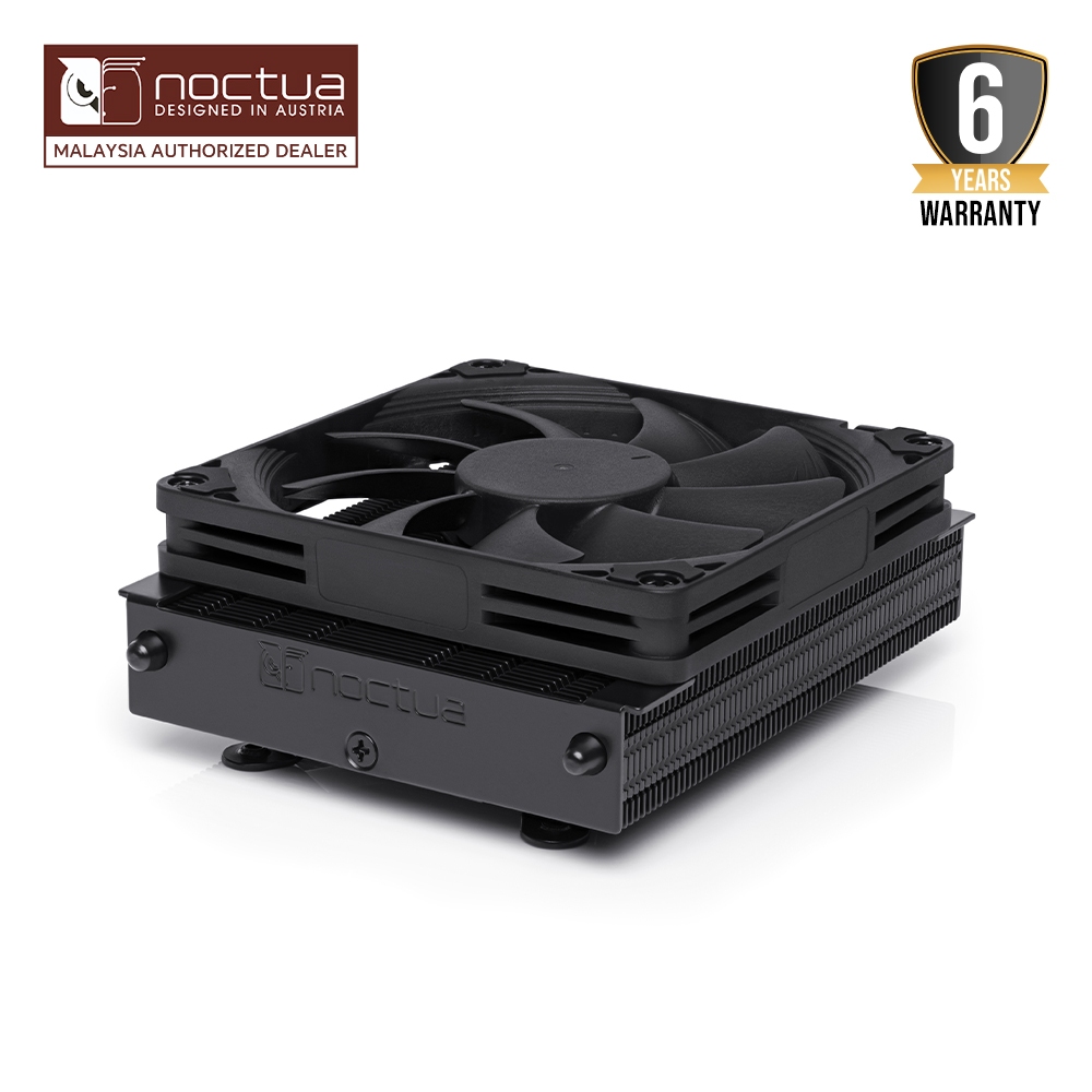 [Profile ต่ําขนาดกะทัดรัดพิเศษ] Noctua NH-L9A-AM5 Chromax.คูลเลอร์ CPU สีดําสําหรับ AMD