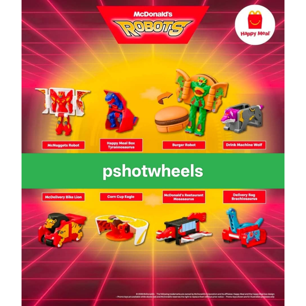 McDonalds McDonalds Mcd Mekdi Happy Meal Toy Little Mcdonals เปลี่ยนได้ 2026