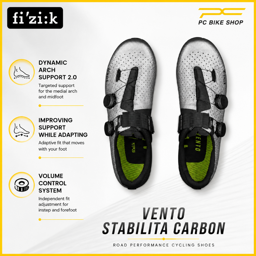 !! FIZIK VENTO STABILITA คาร์บอน CYCLING รองเท้าจักรยานเสือหมอบ RB Arch สนับสนุน Racing Cleat รองเท้