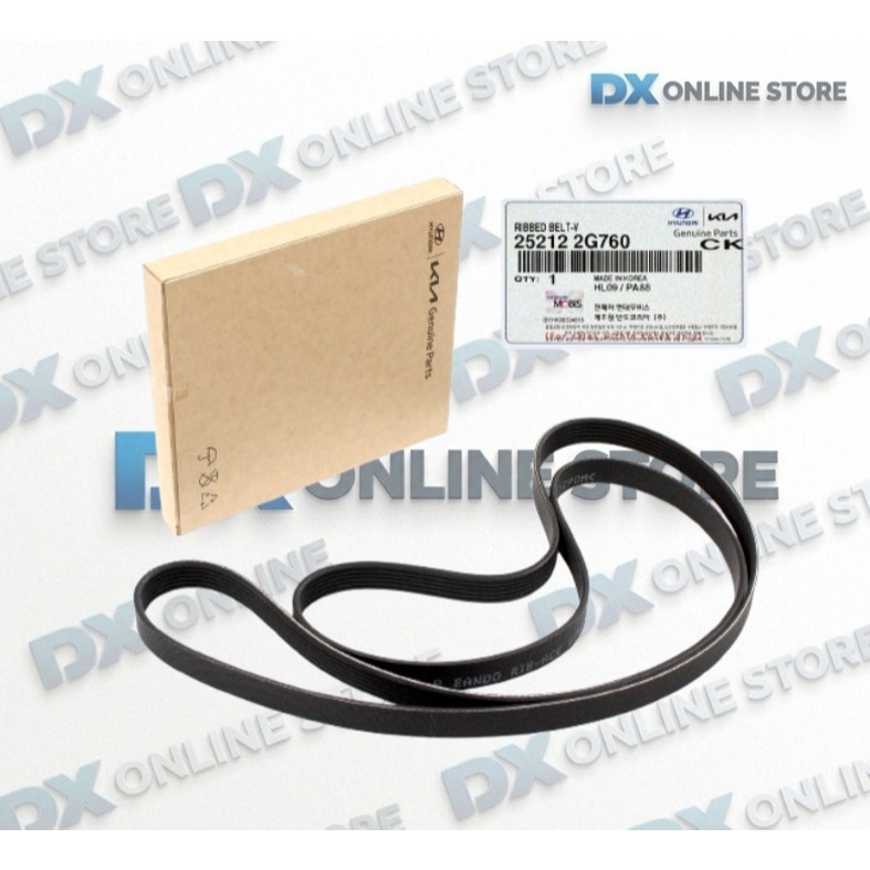 FAN BELT (6PK-2124) = HYUNDAI SANTAFE DM - 2.4 / KIA SORENTO XM. หนึ่ง - 2.4 252122ก760