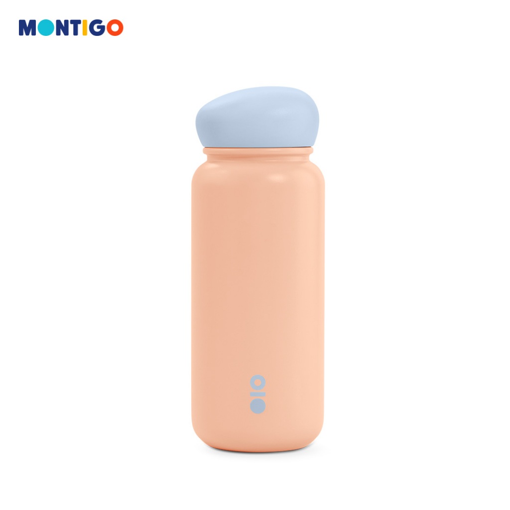 Montigo Moods Bubble Bottle (410ml/14oz) - สแตนเลสทนทาน การประชุมทางอุณหภูมิ ป้องกันการรั่วซึม