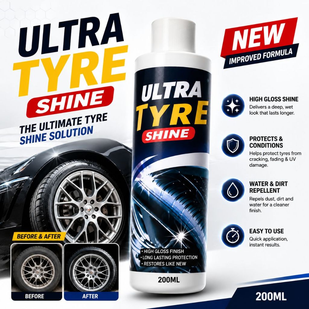 รถ Tyre Leather Dashboard Seat Bumper Tyre Wax Tyre Shine Tyre Polish Dressing Ultra Tyre Shine