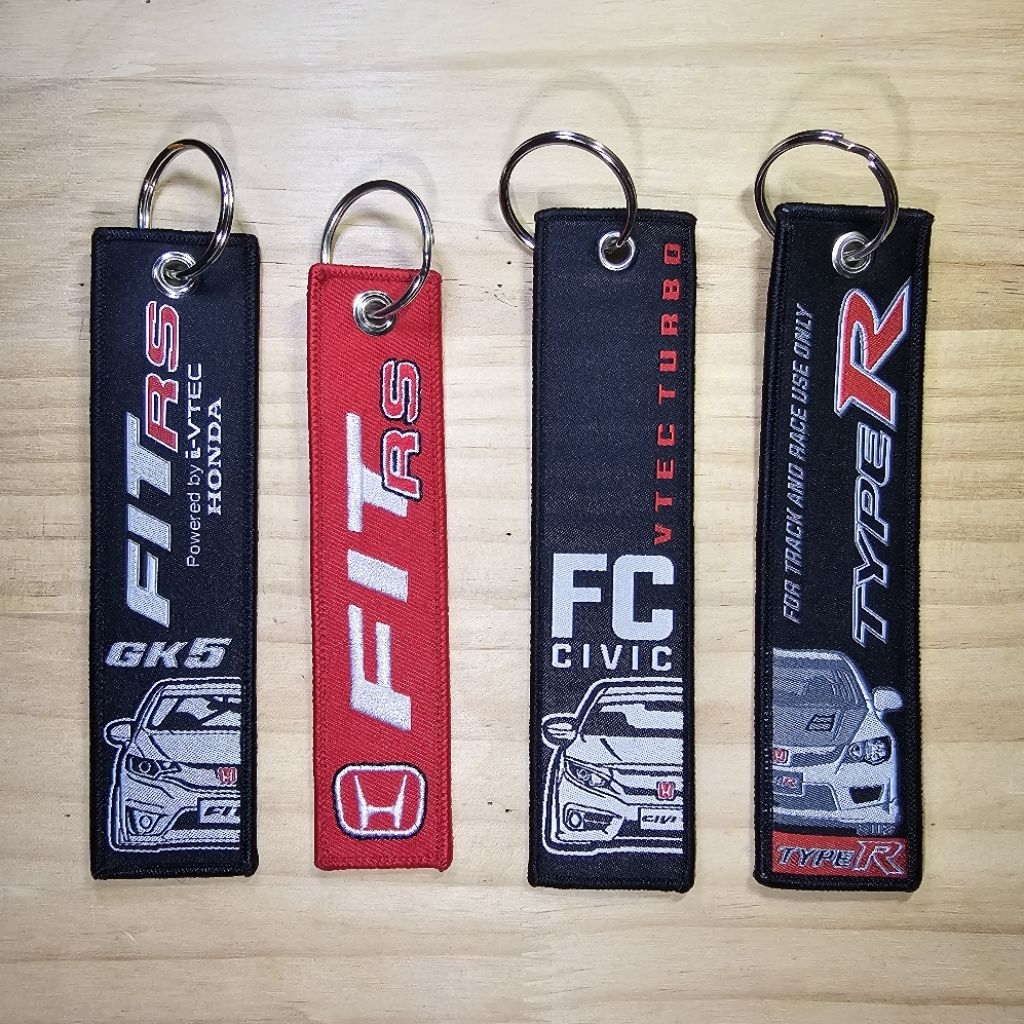 พวงกุญแจ Type-R Civic FC GK5 FIT RS Motorsports พวงกุญแจผ้า