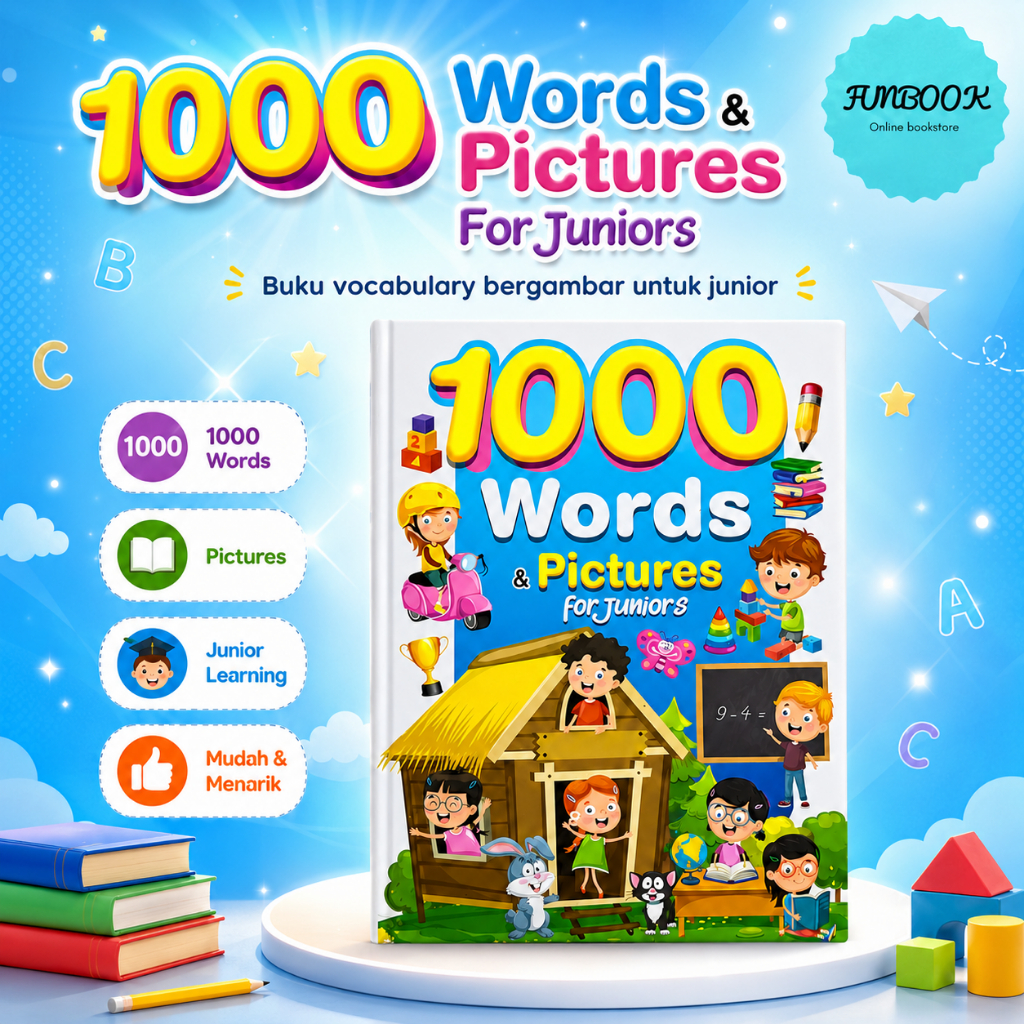 [FUNBOOK] 1000 Words & รูปภาพสําหรับหนังสือภาพเด็กก่อนวัยเรียน