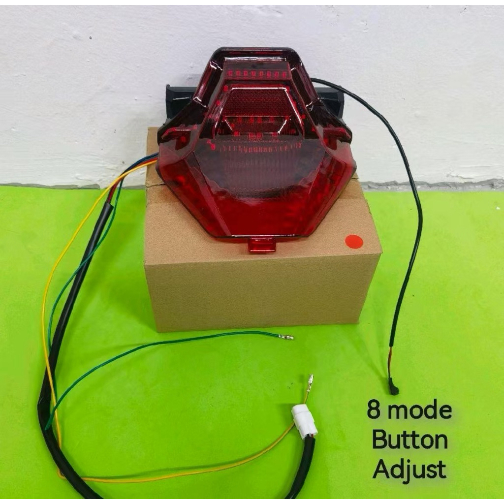 Y15 8MODE BUTTERFLY RED VIETAM REAR LAMP Y15ZR Y15 LAMPU BELAKANG LED 2 MATA BURUNG VIETAM STLYE