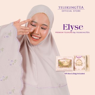 ELYSE by Telekung Tea | Telekung Sulam Premium + Gift Box