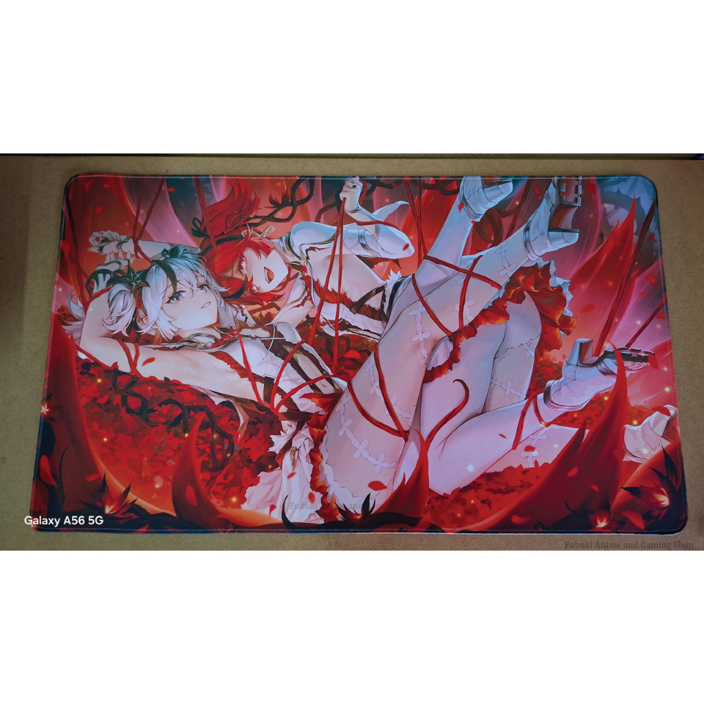 [FAGS ] Wuthering Waves Wuwa Camellya ขนาดใหญ่สําหรับเล่นเกมยาวตารางเสื่อแป้นพิมพ์ Pad Desk Mat 40x7