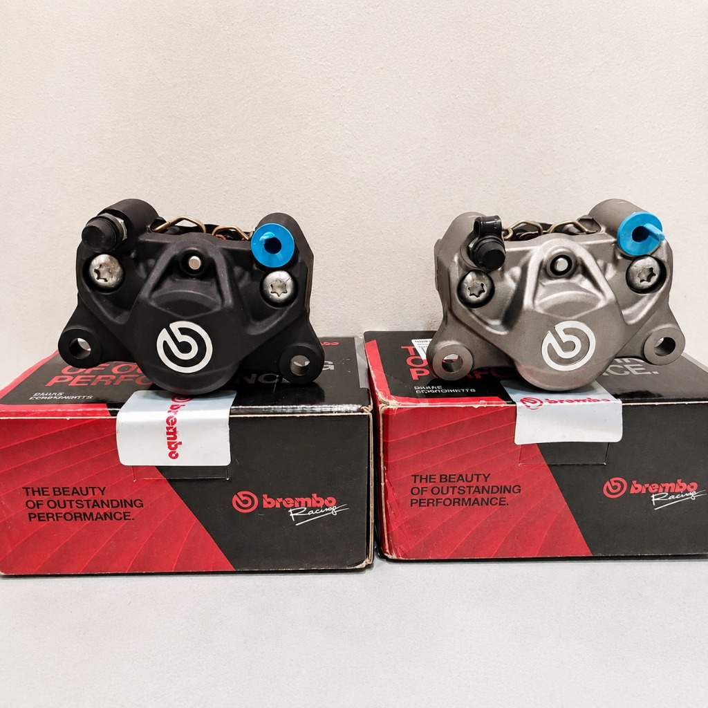 Brembo เบรค Caliper P34 สีดํา Limited Edition 2 หม้อ Made In Italy Universal ด้านหน้าด้านหลัง Y16 Y1