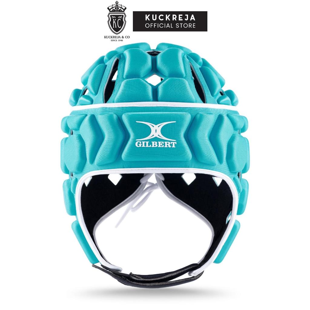 Gilbert Octane Headguard - Aqua/White