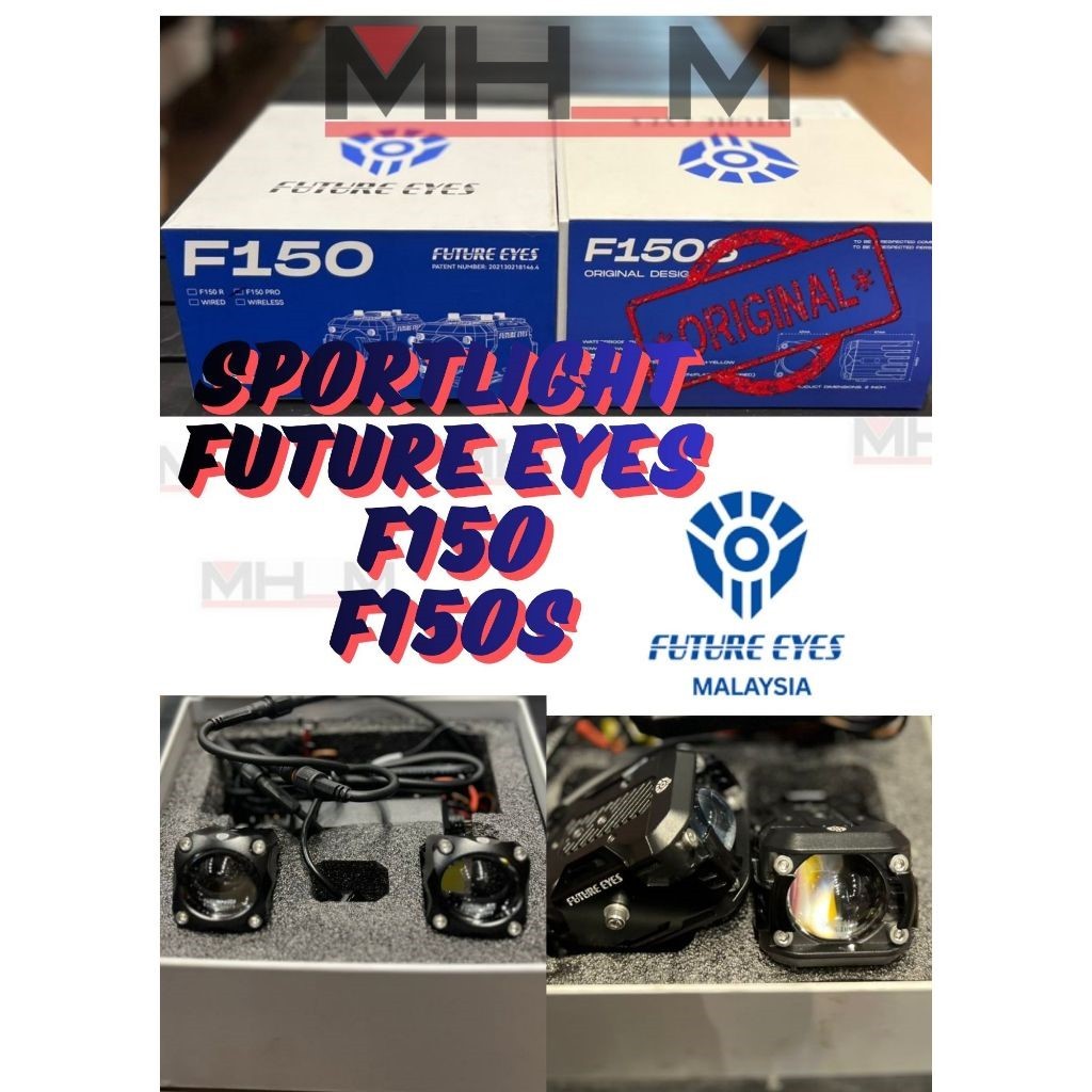 FUTURE EYES Spotlight F150S/F150 Spot Light Motorcycle Touring LED มอเตอร์กันน้ํา