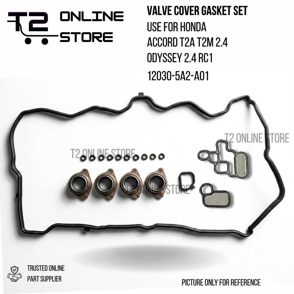 T2 HONDA ACCORD 2.4 T2A T2M ODYSSEY 2.4 RC1 ฝาครอบวาล์ว GASKET ชุด 12030-5A2-A01