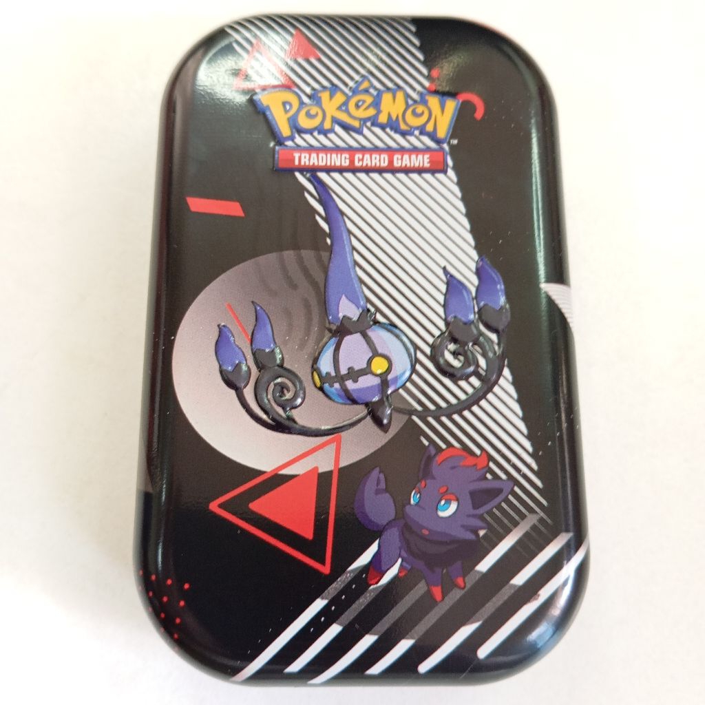 Pokemon TCG - Black Bolt Unova Empty Mini Tin - Chandelure & Zorua