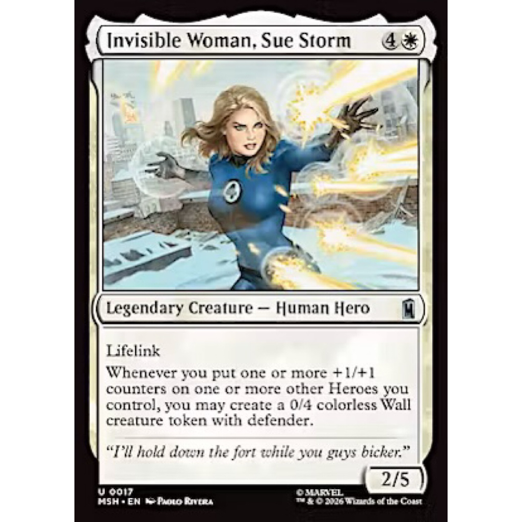 [MTG] ผู้หญิงล่องหน, Sue Storm : MSH Singles