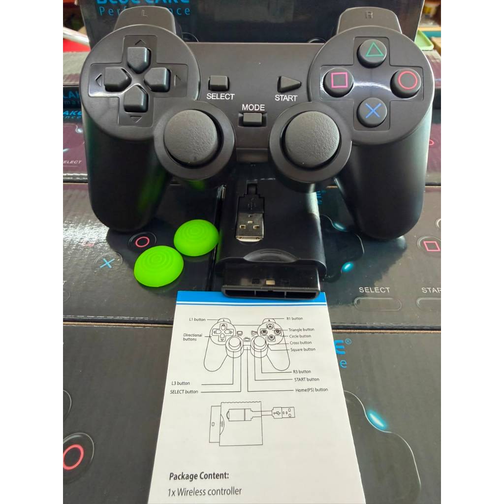 คอนโทรลเลอร์ไร้สาย PC/PS2 2 IN 1