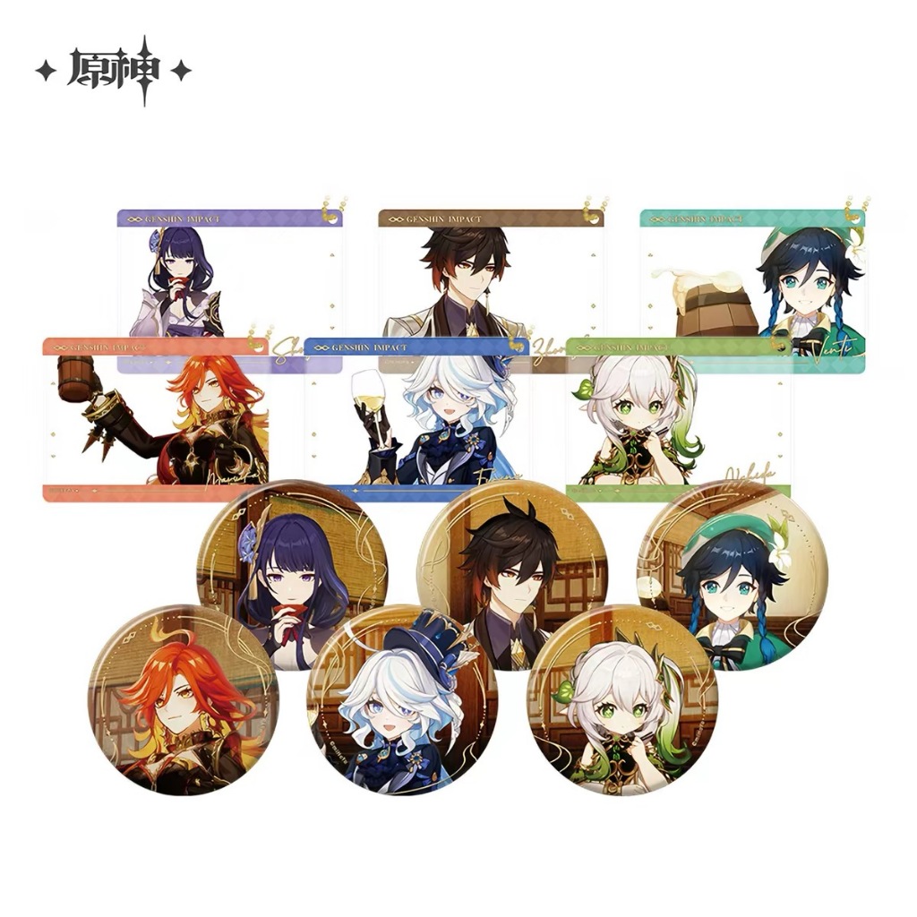 [Genshin/Genshin Impact] Home Road Series Badge Photocard Pendant Genshin