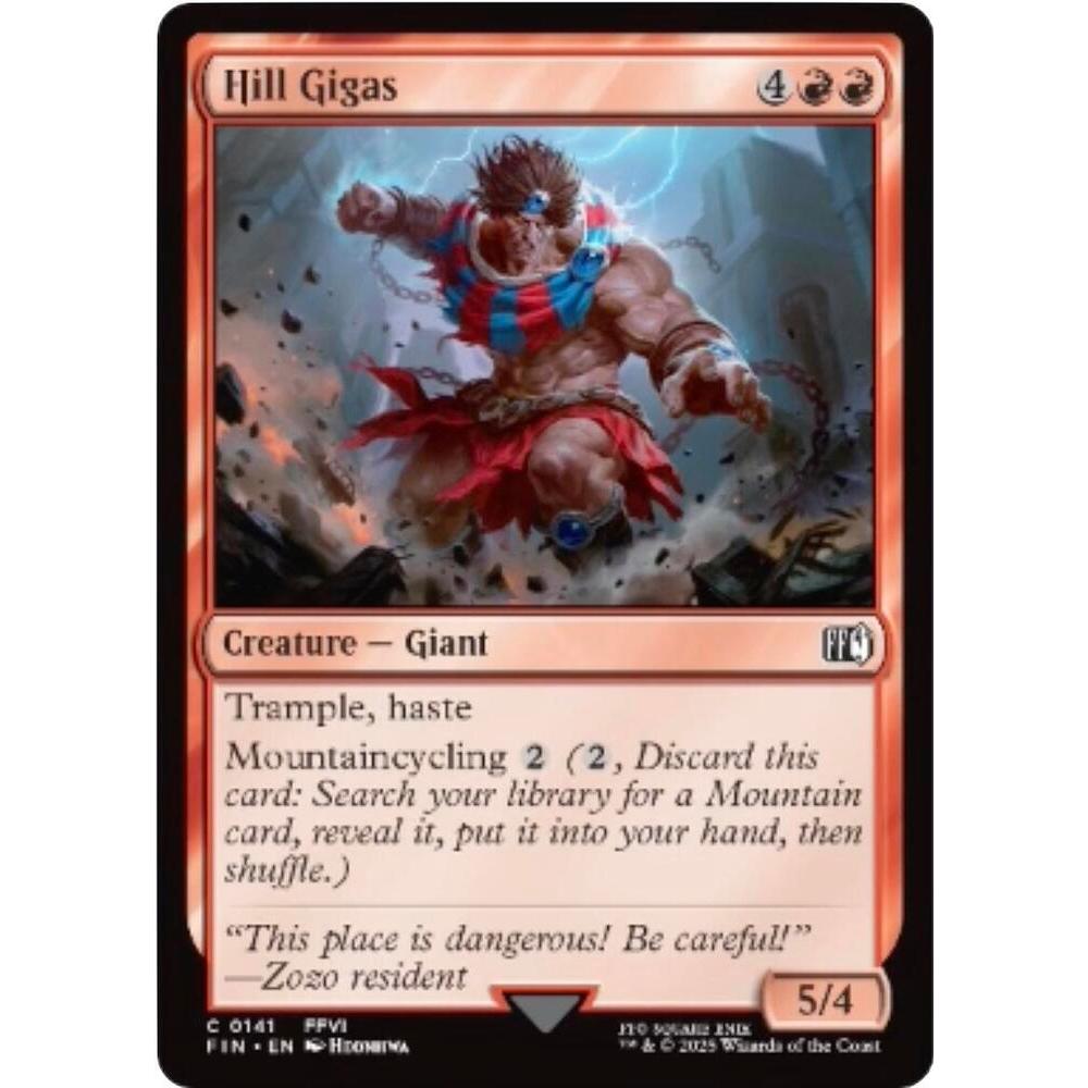 MTG: (FIN) C 141 - Hill Gigas Single Card Final Fantasy