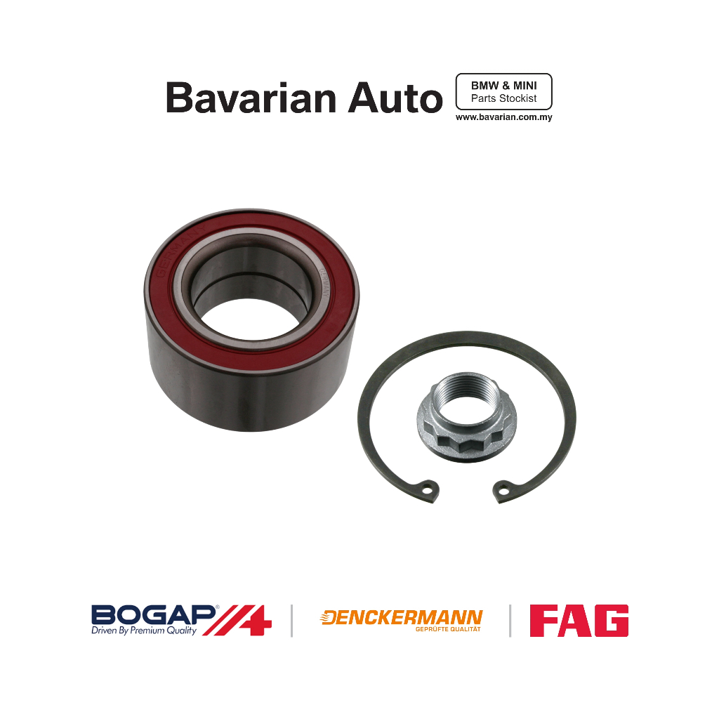 BOGAP / Denckermann / FAG แบริ่งลูกสัมผัสเชิงมุม, Radial (42x75x37) BMW E36/E46 33412220987