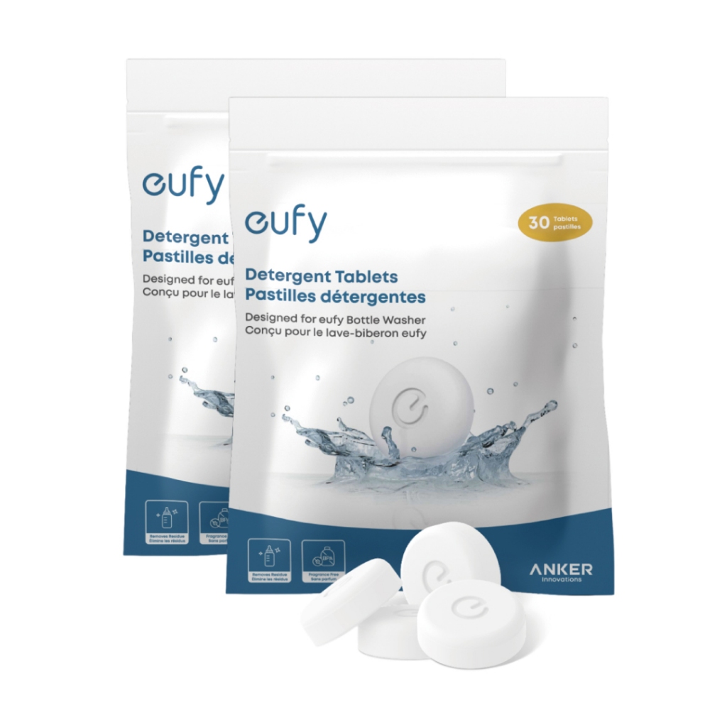 เม็ดผงซักฟอก Eufy สําหรับเครื่องซักผ้าขวดนม S1 Pro (60 ชิ้น)