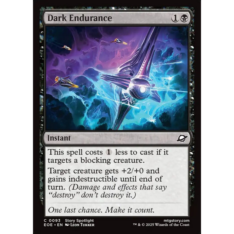 MTG: (EOE) C 993 - ขอบการ์ดเดี่ยว Dark Endurance of Eternities