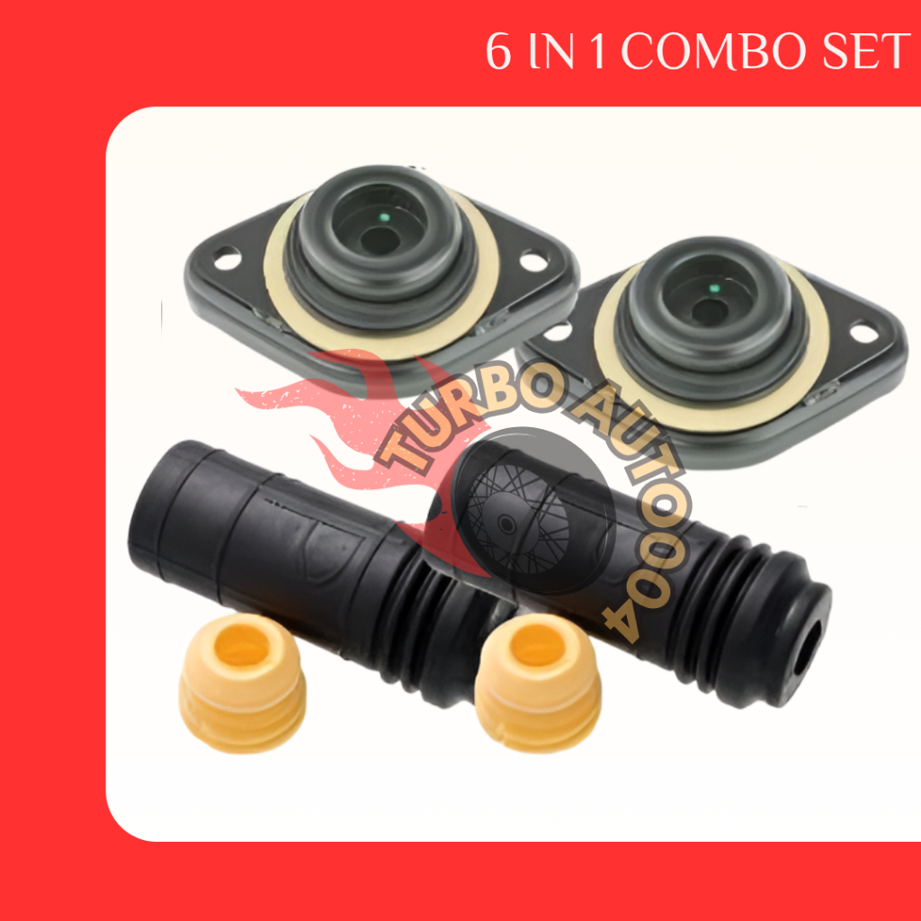 [6 IN 1 COMBO SET] ฝาครอบยึดโช้คอัพหลังเพลาบุชสําหรับ Nissan Teana J32 2.0L 2.5L 3.5L 05-13