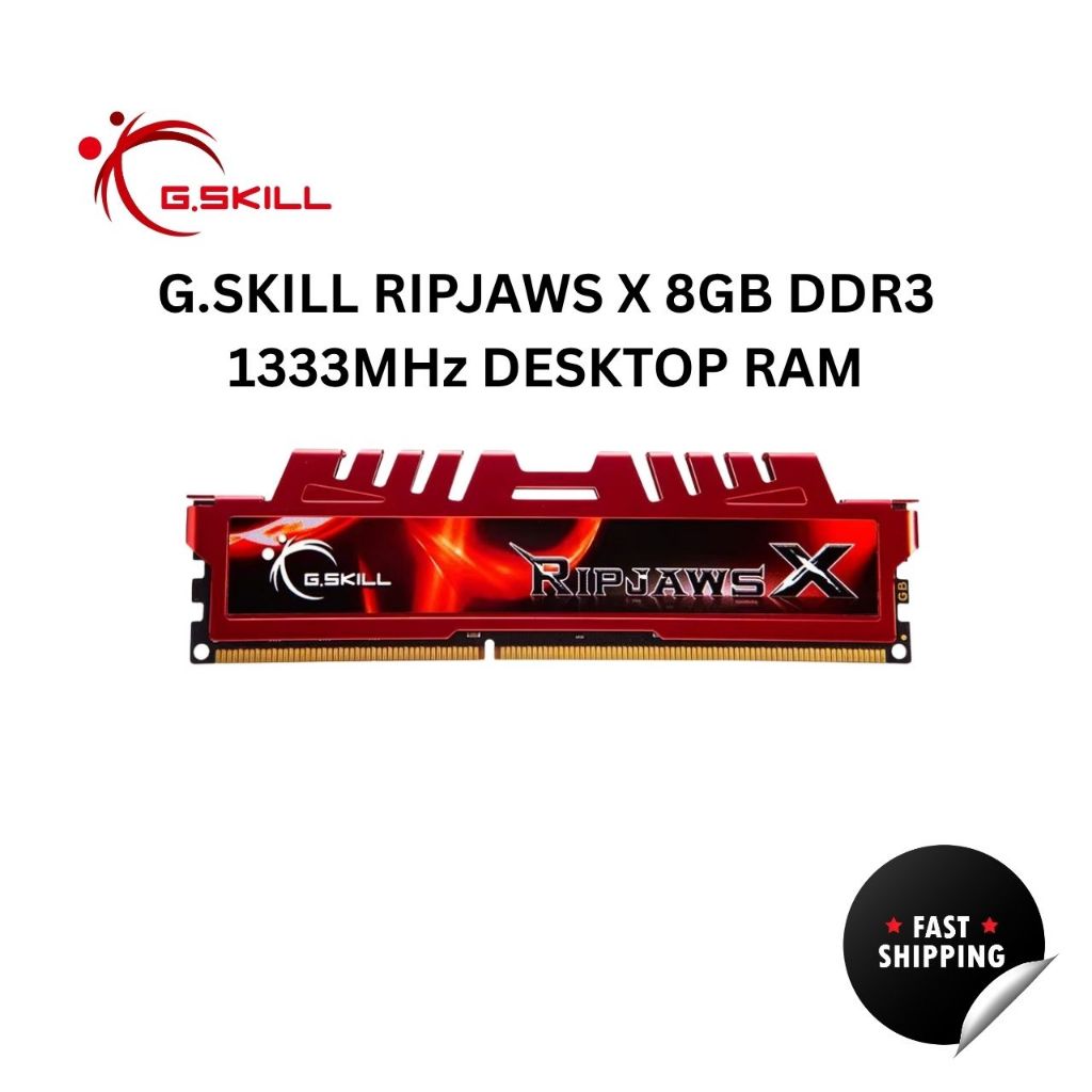 G.SKILL RIPJAWS X DDR3 8GB 1333MHz DESKTOP RAM
